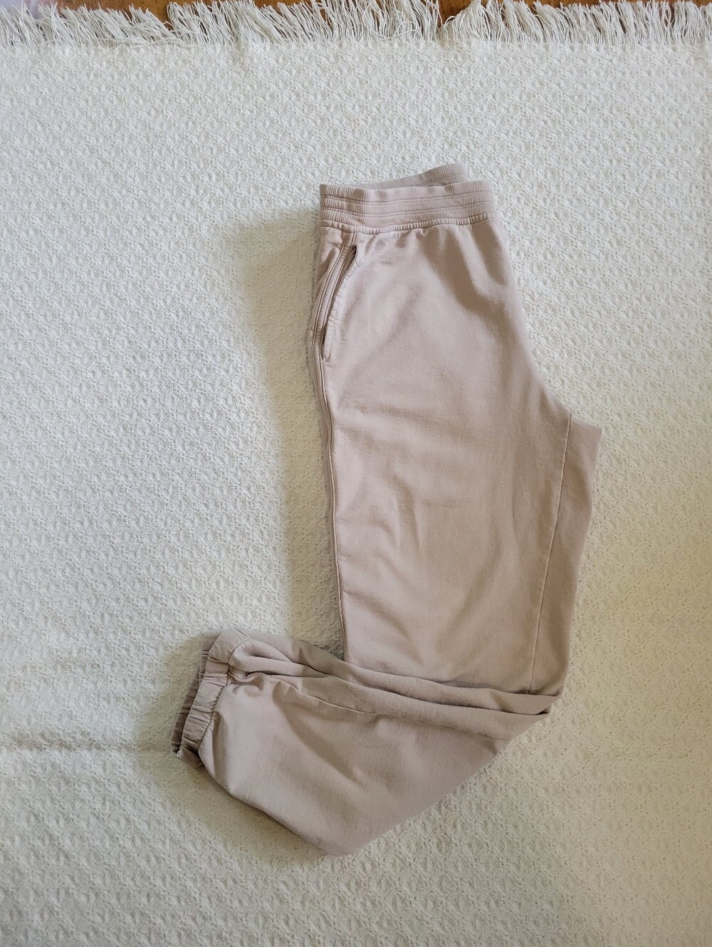 aerie Beige Track Joggers